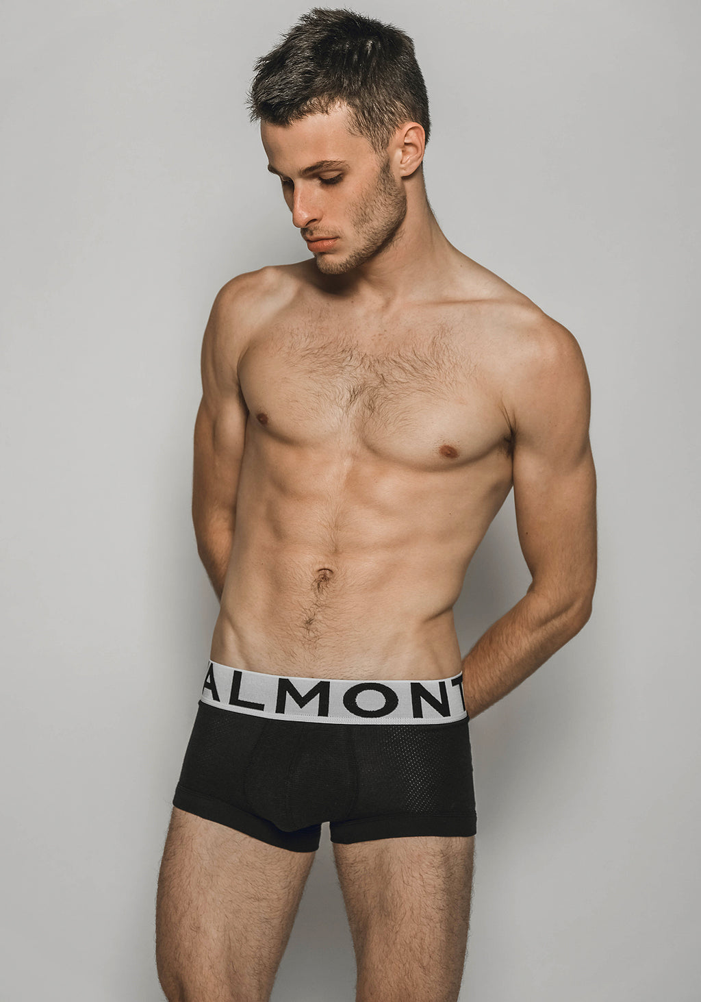 Premium Comfort Sustainable Bamboo Fiber Boxers Black | VALMONT