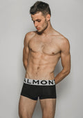 Premium Comfort Sustainable Bamboo Fiber Boxers Black | VALMONT