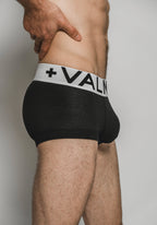 Bamboo Fiber Boxer Briefs Black | VALMONT