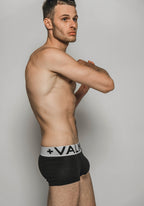 Bamboo Fiber Boxer Briefs Black | VALMONT