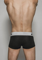 Bamboo Fiber Boxer Briefs Black | VALMONT