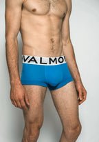 Bamboo Fiber Boxer Briefs Blue | VALMONT