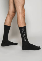 Crew Sock Black | VALMONT
